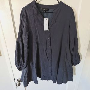 Aakaa bohemian shirt dress